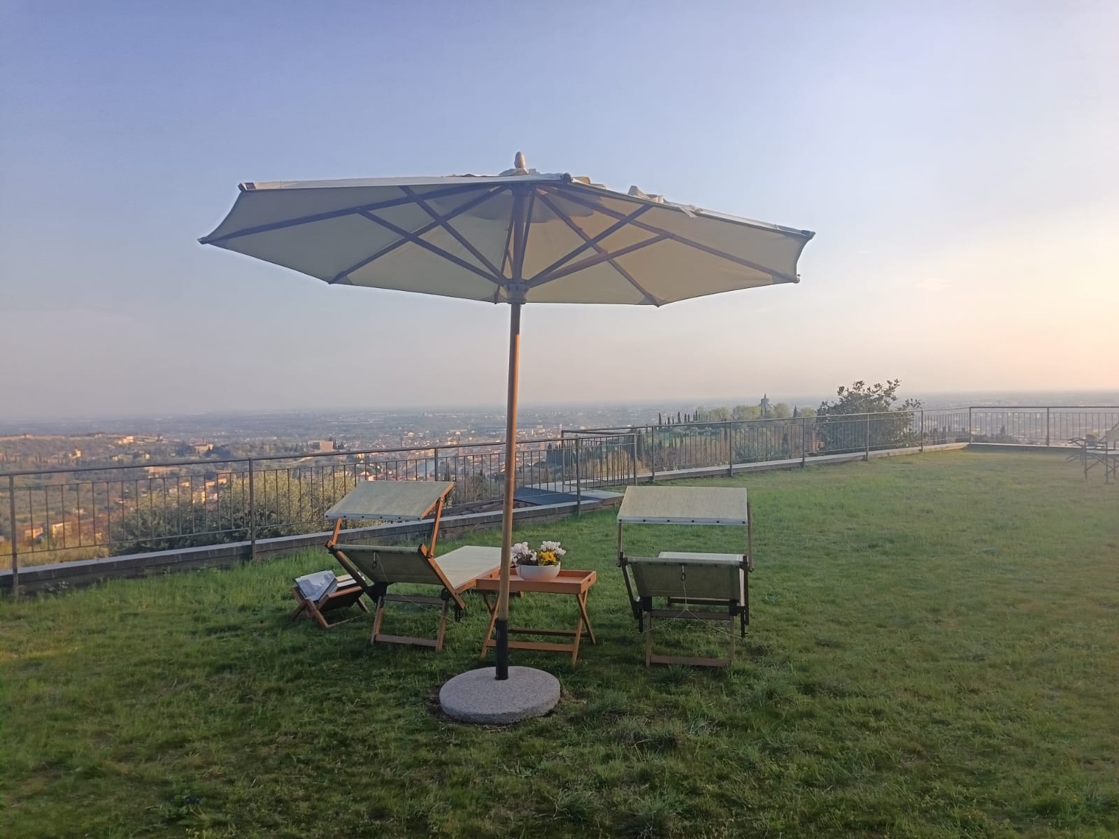 Vista panoramica dalla terrazza