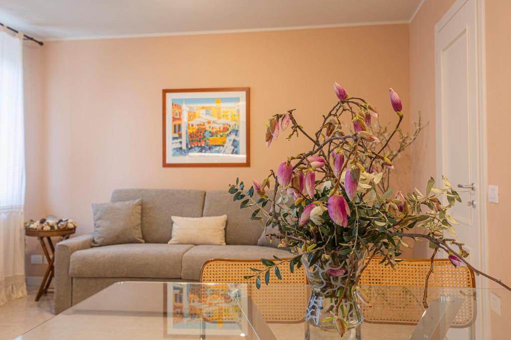 Soggiorno con fiori